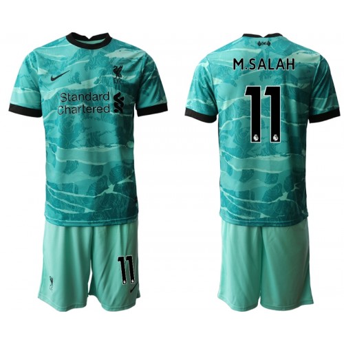 Liverpool Fodboldtrøjer M.Salah 11 Børn Udebanesæt 2020/21 Kort ærmer Liverpool Fodboldtrøjer M.Salah 11 Børn Udebanesæt 2020/21 Kort ærmer